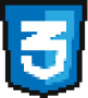 Logo CSS pixel art