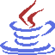 Logo do Java em pixel art